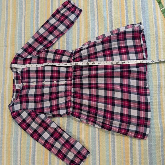 ⭐ GAP Flannel henley dress size 5 - Picture 4 of 11